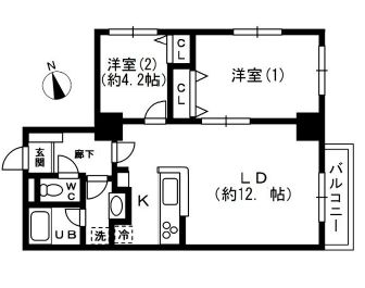 KDXレジデンス秋葉原 503 間取り図