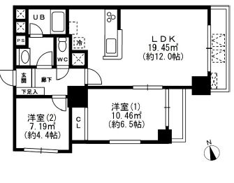 KDXレジデンス秋葉原 404 間取り図