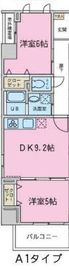グレースハイツ弥生町 406 間取り図