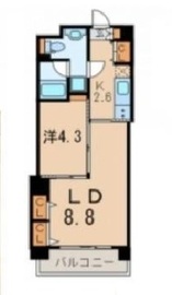 ベルメゾン六本木タワーズ 3階 間取り図