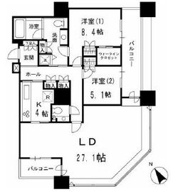銀座タワー 14階 間取り図