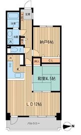 芝公園アパートメント 604 間取り図