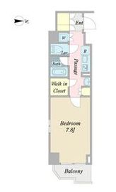 ザ・パールレジデンス下馬倶楽部 406 間取り図