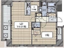 麻布十番テラス 1001 間取り図