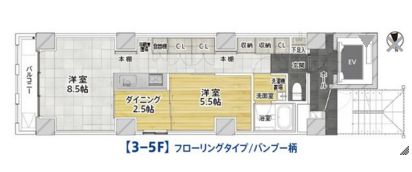 LILIO小石川 5F1 間取り図