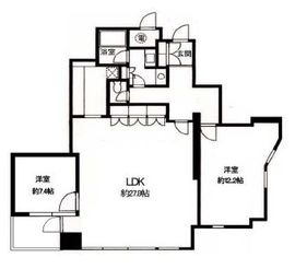 渋谷プロパティータワー 1301 間取り図