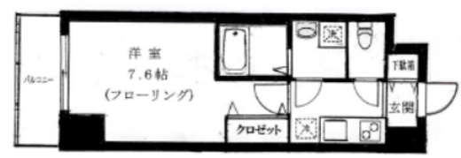 アールミュゼ南麻布 302 間取り図