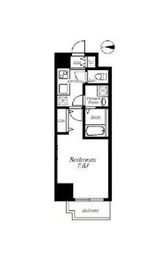 アールミュゼ南麻布 703 間取り図