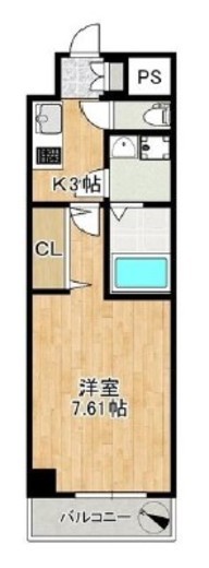 アールミュゼ南麻布 803 間取り図