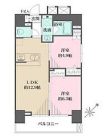 クレストヒル文京千石 A1201 間取り図