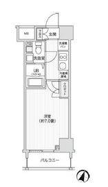 レジディア笹塚2 206 間取り図