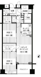 KDXレジデンス日本橋水天宮 603 間取り図