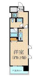 クリオ五反田 408 間取り図