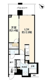 クロスエアタワー 25階 間取り図