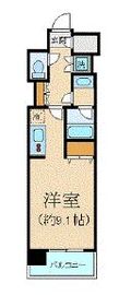 クリオ五反田 607 間取り図