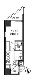 レジディア虎ノ門 1205 間取り図