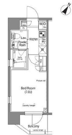 プラウドフラット巣鴨2 904 間取り図