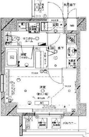 グランドコンシェルジュ恵比寿 2階 間取り図