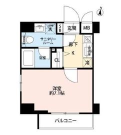 グランドコンシェルジュ恵比寿 3階 間取り図