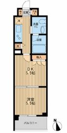 コンフォリア大森鹿島 201 間取り図