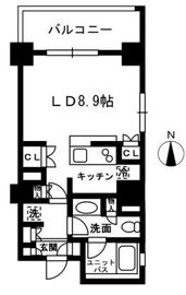 レジディア中落合 C403 間取り図