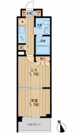 コンフォリア大森鹿島 403 間取り図