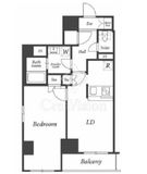 リージア西新宿 204 間取り図