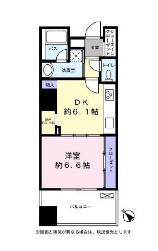 プラウドシティ蒲田 5階 間取り図