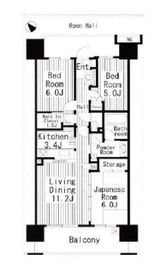 スターコート豊洲 2階 間取り図