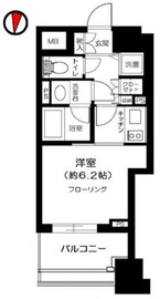 プライア渋谷 6階 間取り図