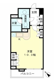 虎ノ門ガーデン 2階 間取り図
