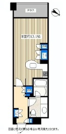 ウィズウィース渋谷神南 S棟 1階 間取り図