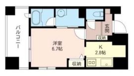 サライ南麻布 901 間取り図