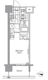 パークハビオ恵比寿 503 間取り図