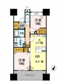 ロイヤルパークスシーサー南千住 602 間取り図