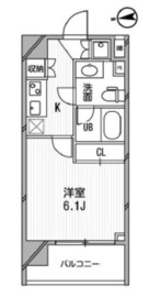 アーデン麻布十番 806 間取り図
