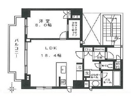 麻布ハウス 602 間取り図