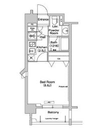 コンフォリア下北沢 212 間取り図