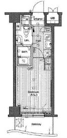 グランド・ガーラ高輪 4階 間取り図