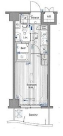 グランド・ガーラ高輪 6階 間取り図