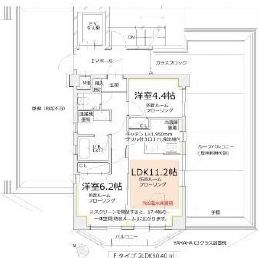 サウンドプルーフ中目黒 501 間取り図