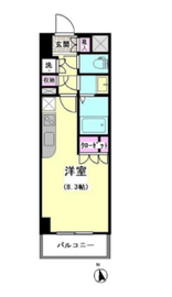 エスティメゾン大井仙台坂 205 間取り図