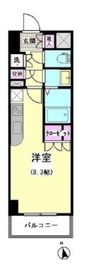 エスティメゾン大井仙台坂 403 間取り図