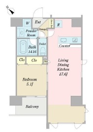 ラフォンテ渋谷3丁目 1002 間取り図