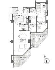 オパス有栖川テラス＆レジデンス 2階 間取り図