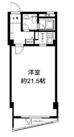 グランスイート高輪 404 間取り図
