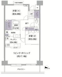 アビティ目黒 809 間取り図