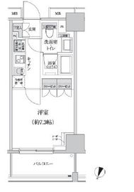 パークハビオ渋谷本町レジデンス 703 間取り図