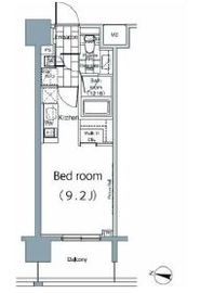 パークハビオ恵比寿 403 間取り図