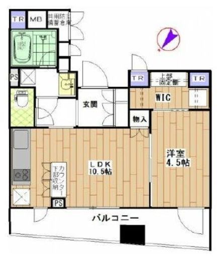 ウィルローズ日本橋蛎殻町 2階 間取り図